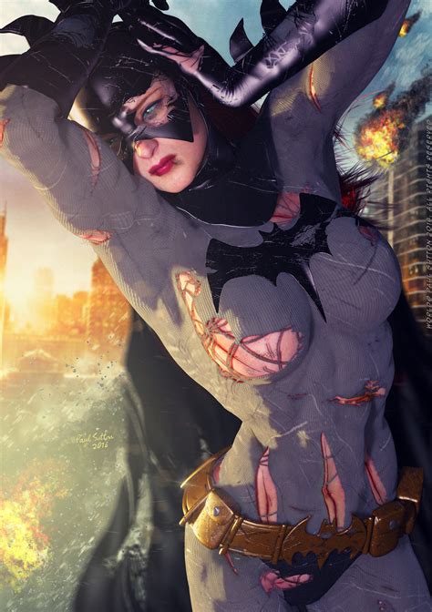 Batgirl Ripped N Torn 3d And 2d Art Sharecg