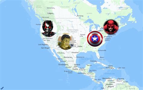 Mapping The Marvel Comics Universe Here