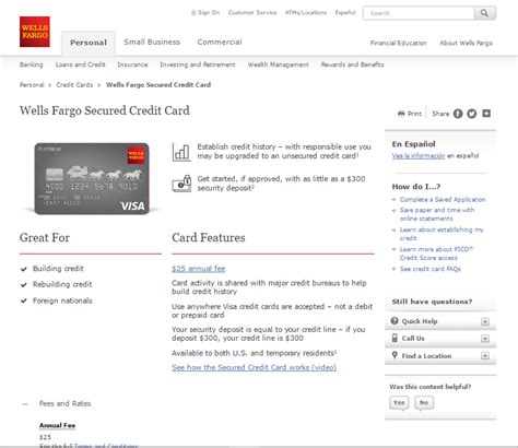 Credit card is subject to credit qualification. Wells Fargo Secured Visa Card Application - CreditCardMenu.com