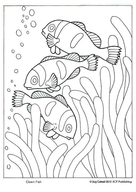 Two fish facing opposite side coloring. Clown Fish Coloring Page at GetColorings.com | Free ...