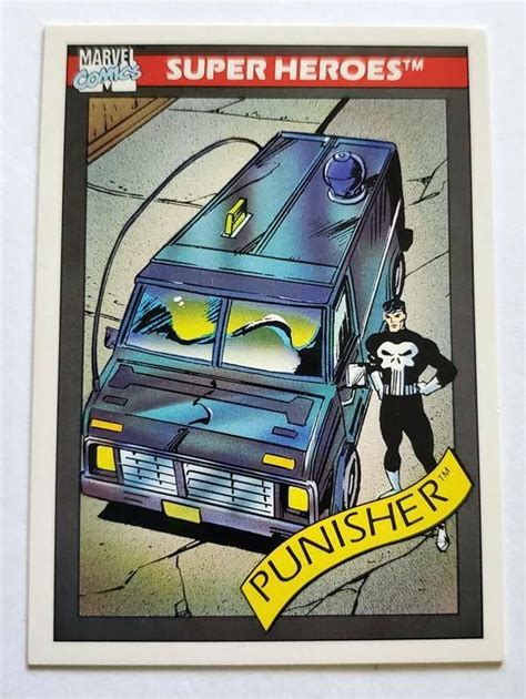 The Punishers Van Marvel Comics Cards 1990 Super Heroes Trading Card