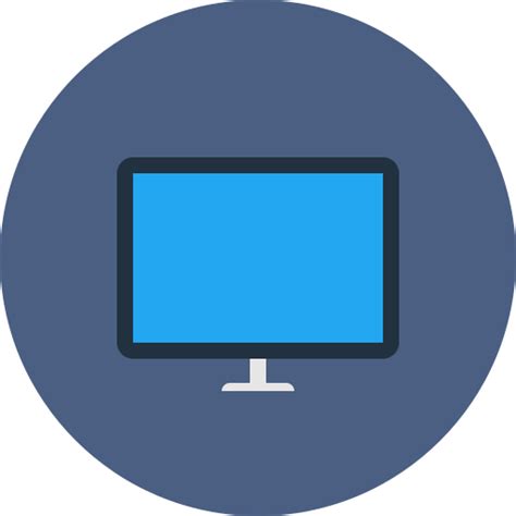 Computer Desktop Monitor Pc Screen Web Icon