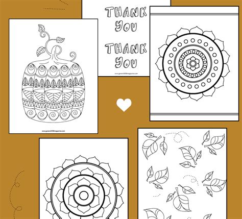 5 Free Thanksgiving Coloring Pages for Kids — Green Child Magazine