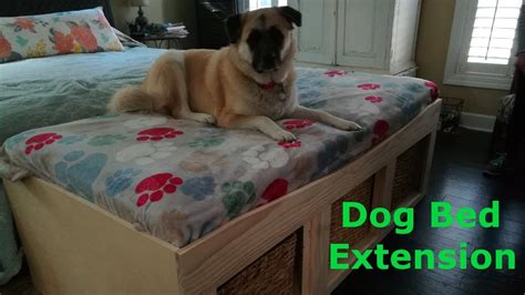 Dog Bed Extension Twin Sized Bed Extension For My Mothers Dogs Youtube