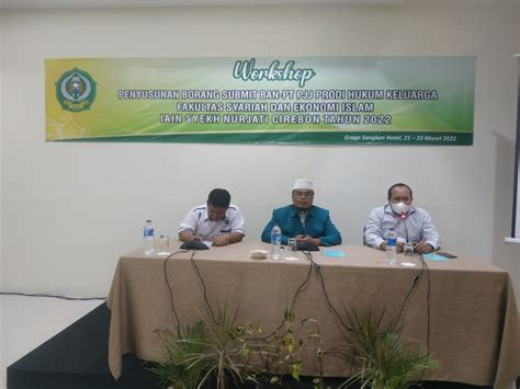 Fsei Iain Syekh Nurjati Cirebon Menggelar Workshop Penyusunan Proposal
