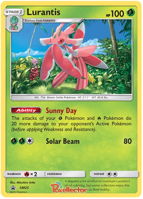 Lurantis Sun And Moon Promos 25 Pokemon Card