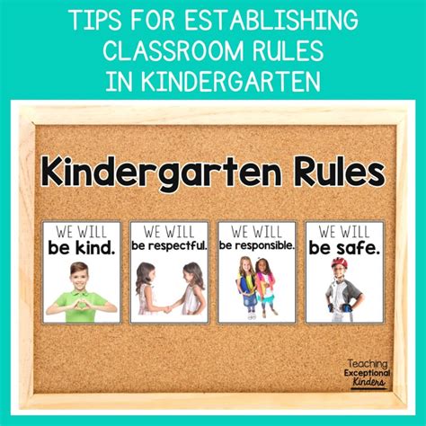 Establishing Classroom Rules In Kindergarten Teaching Exceptional Kinders