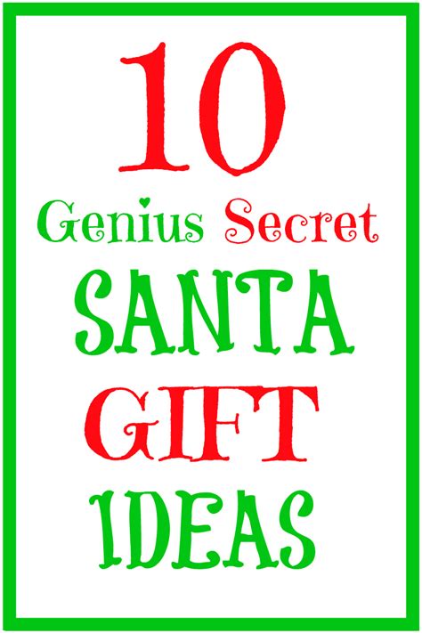 Top 10 Fantastic Secret Santa Ideas