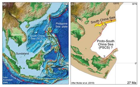 a present day tectonic setting of the south china sea scs and download scientific diagram