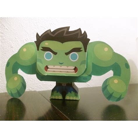 Paper Toy Hulk Grrrrr Hulk Creatif Oeuvre Dart