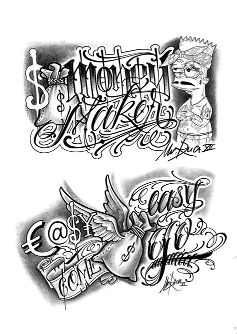 Chest Tattoo Lettering