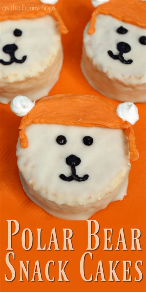 Dolittle Inspired Polar Bear Snack Cakes As The Bunny Hops®