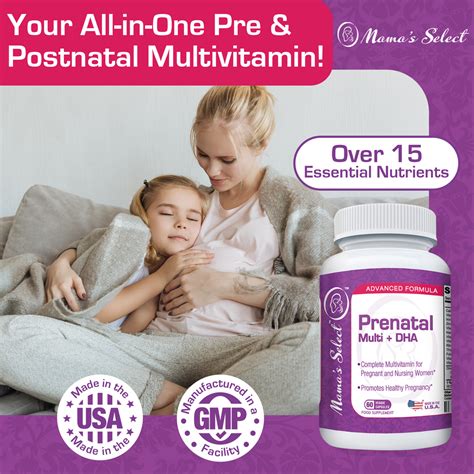 Prenatal Vitamins With Dha Mamas Select Mamas Select