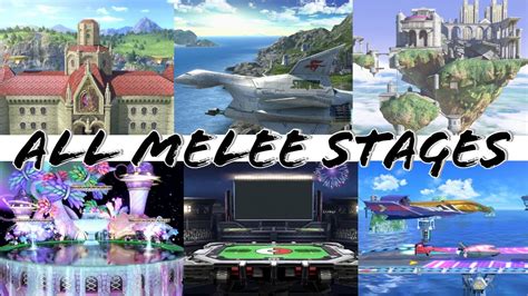 All Melee Stages Super Smash Bros Ultimate Stages Youtube