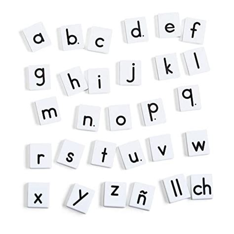 Hand2mind Plastic Lowercase Alphabet Letter Tiles Plastic Letters For