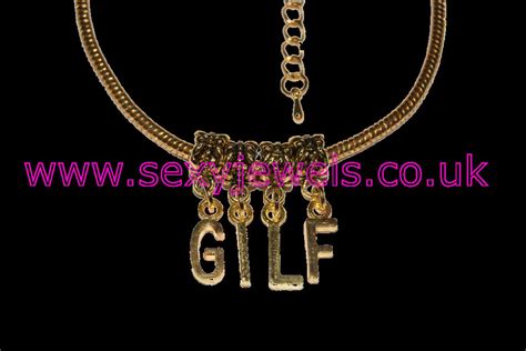 Gilf Gold Slut Anklet Euro Ankle Bracelet Chain Jewellery Etsy Uk