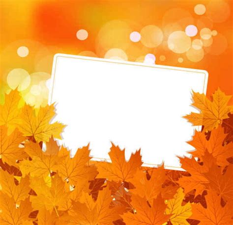 Autumn Leaves Vector Backgrounds Eps Uidownload