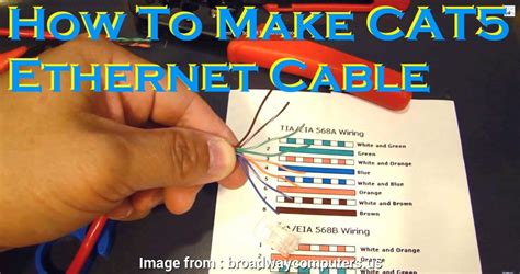 In order to terminate cat 5, cat 5e, or cat 6, we'll need the cable, rj45 terminating tips, and an rj45 compatible crimper. Standard Ethernet Cable Wiring Diagram Perfect Wiring Diagram, Cat5 Network Cable Fresh, To Make ...