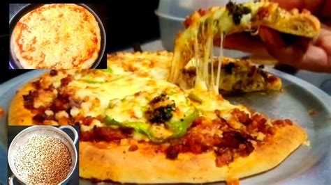 Soya Granules Cheesy Pizza सोयाबीन का चीज़ी पिज़्ज़ा Youtube