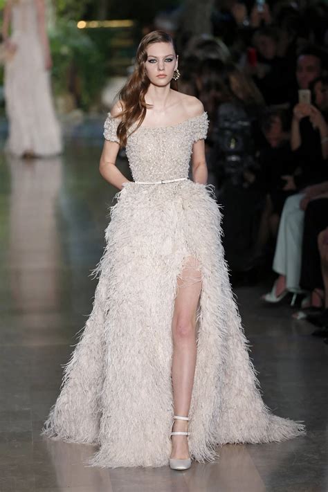 Elie Saab Couture Fashion Show Collection Spring Summer Presented During Paris Fashion