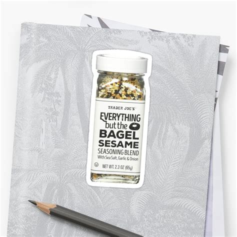 Everything But The Bagel Seasoning Sticker By Adigiuseppe Redbubble