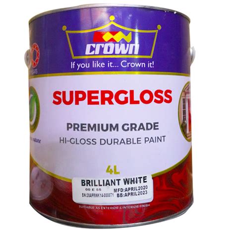 Crown Super Gloss Paint Color Crown Paints Kenya Plc