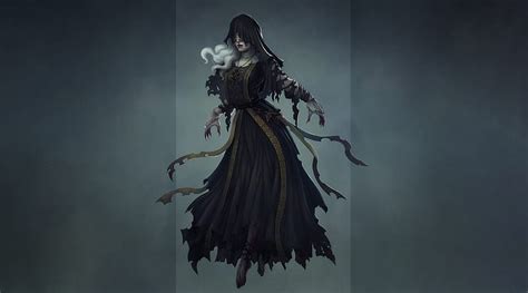 Ghost Girl Daria Ovchinnikova Dark Fantasy Black Hd Wallpaper