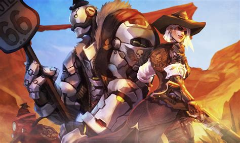 Free Download Hd Wallpaper Video Game Overwatch Ashe Overwatch