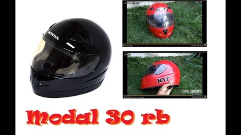 Modal 30rb Modif Helm Fullface Bawaan Motor Honda Legend Youtube