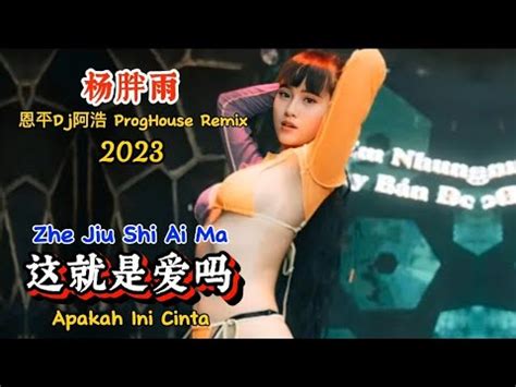 杨胖雨 这就是爱吗 恩平Dj阿浩 ProgHouse Remix 2023 Zhe Jiu Shi Ai Ma Apakah