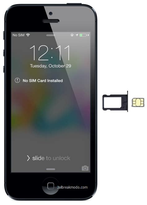 Place the new sim card into the tray—it will fit only one way, because of the notch. iPhone Keeps Restarting after iOS 7.0.3 Upgrade - Solution