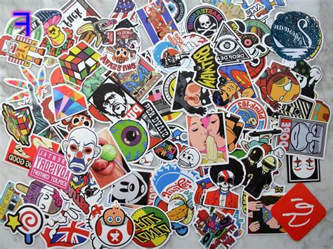 100pcs Graffiti Bomb Vinyl Decals Dope Car Skateboard