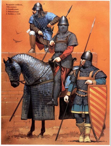 14th Century Byzantine Soldiers Historical Warriors Warriors