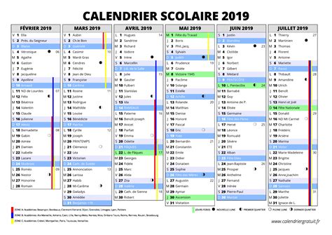 Calendrier Scolaire 2018 2019 Edugovonca