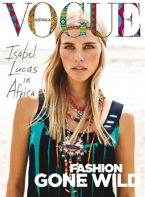 Isabel Lucas For Vogue Australia December 2011