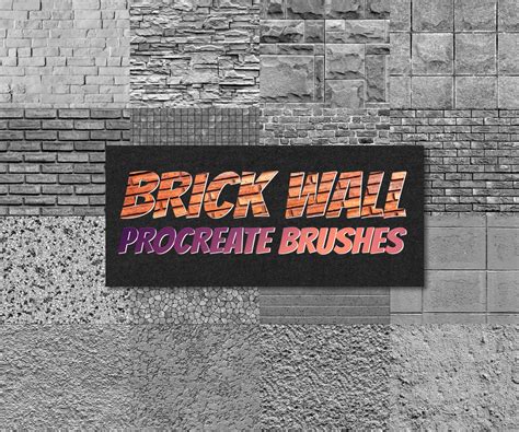 Brick Wall Texture Brushes For Procreate