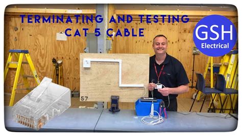 Terminating Cat 5 Ethernet Cable Into A Rj45 Connector Including