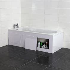 4.2 out of 5 stars with 10 reviews. Croydex Gloss White Storage Front Bath Panel | Bath panel ...