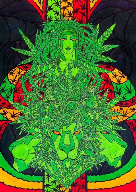 Galaxy Trippy Weed Wallpapers On Wallpaperdog