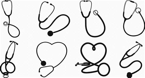 Stethoscope Svg Eps Png Dxf Clipart For Cricut And Etsy In 2020