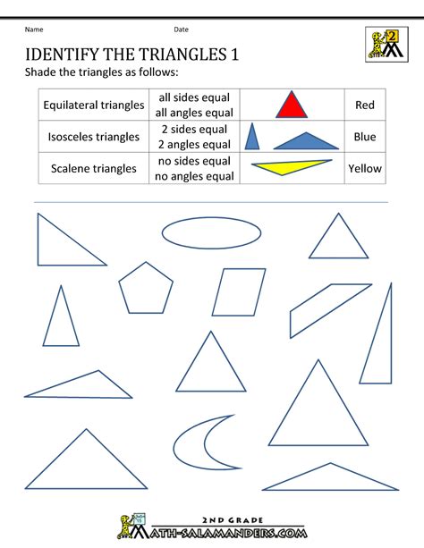 Identifying 2 Dimensional Shapes Worksheets K5 Learning Kindergarten