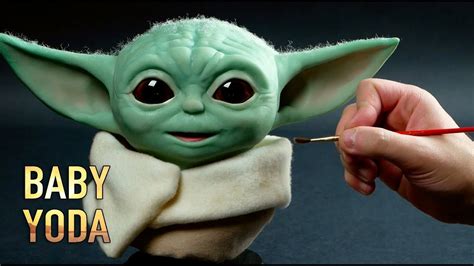 Baby Yoda Sculpture Timelapse The Mandalorian Youtube