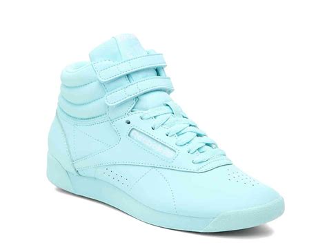 Reebok Freestyle Hi High Top Sneaker In Blue Lyst