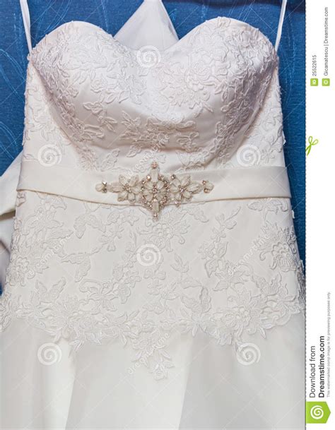 Wedding Dress Detail Stock Image Image Of Dress Formal 25522615