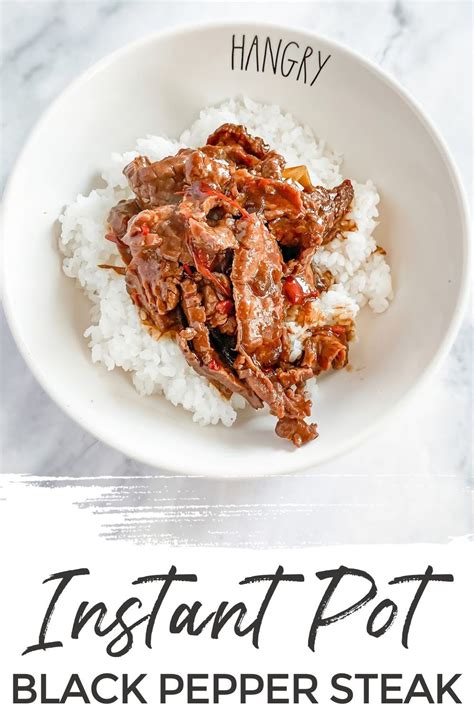 This is the perfect meal for a busy weeknight. Instant Pot Black Pepper Steak | Recipe | Pepper steak ...