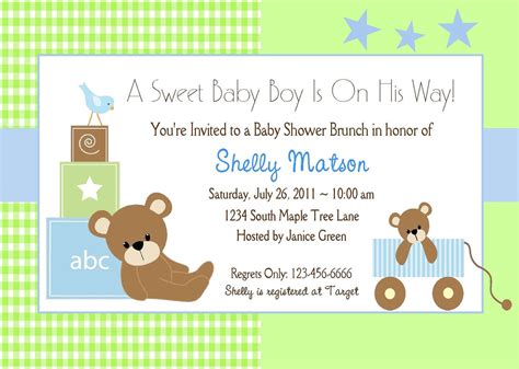baby shower invitation baby shower invitation templates