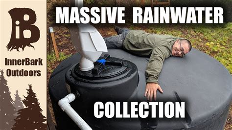 Diy Rainwater Collection System Off Grid Cabin Rain Water