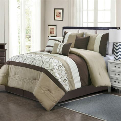 7 Piece Comforter Set Complete Bed