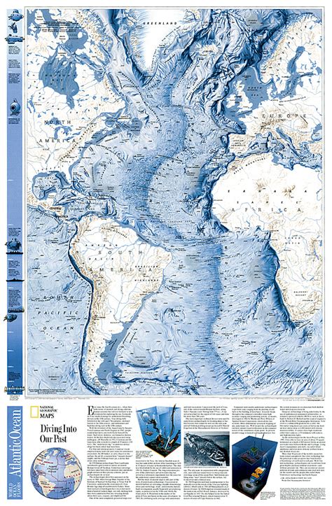 World Ocean Floor Atlantic Map Oceans Map Archive