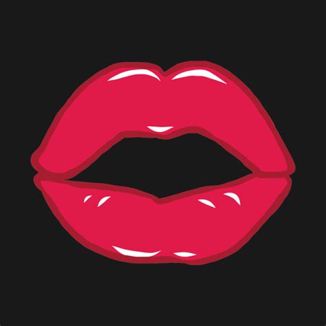 full lips girlie lips kissing mouth red mouth lip kiss mouth t shirt teepublic